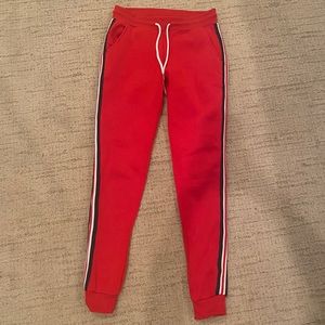 SouthPole Sweatpants Red Size Small